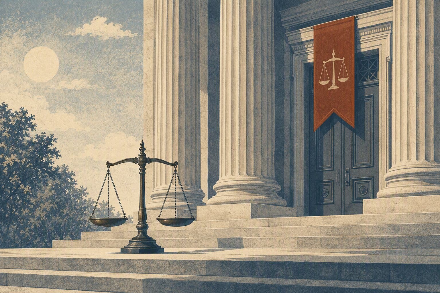 Tarrant County Justice - illustration, Jake Team LLC