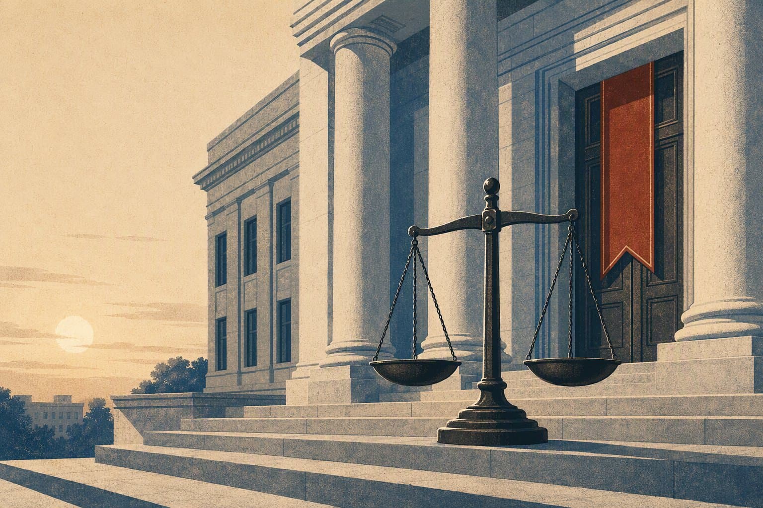 Fort Worth Justice - illustration, Jake Team LLC
