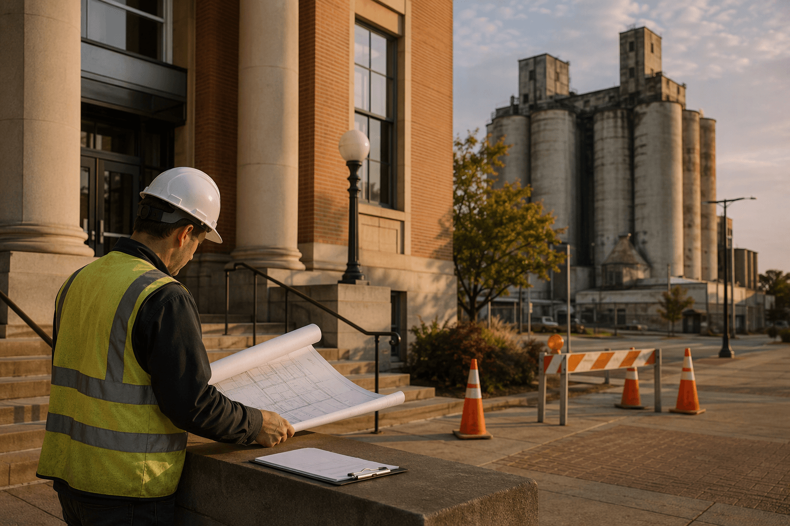Civic demolition pause - illustration, Jake Team LLC