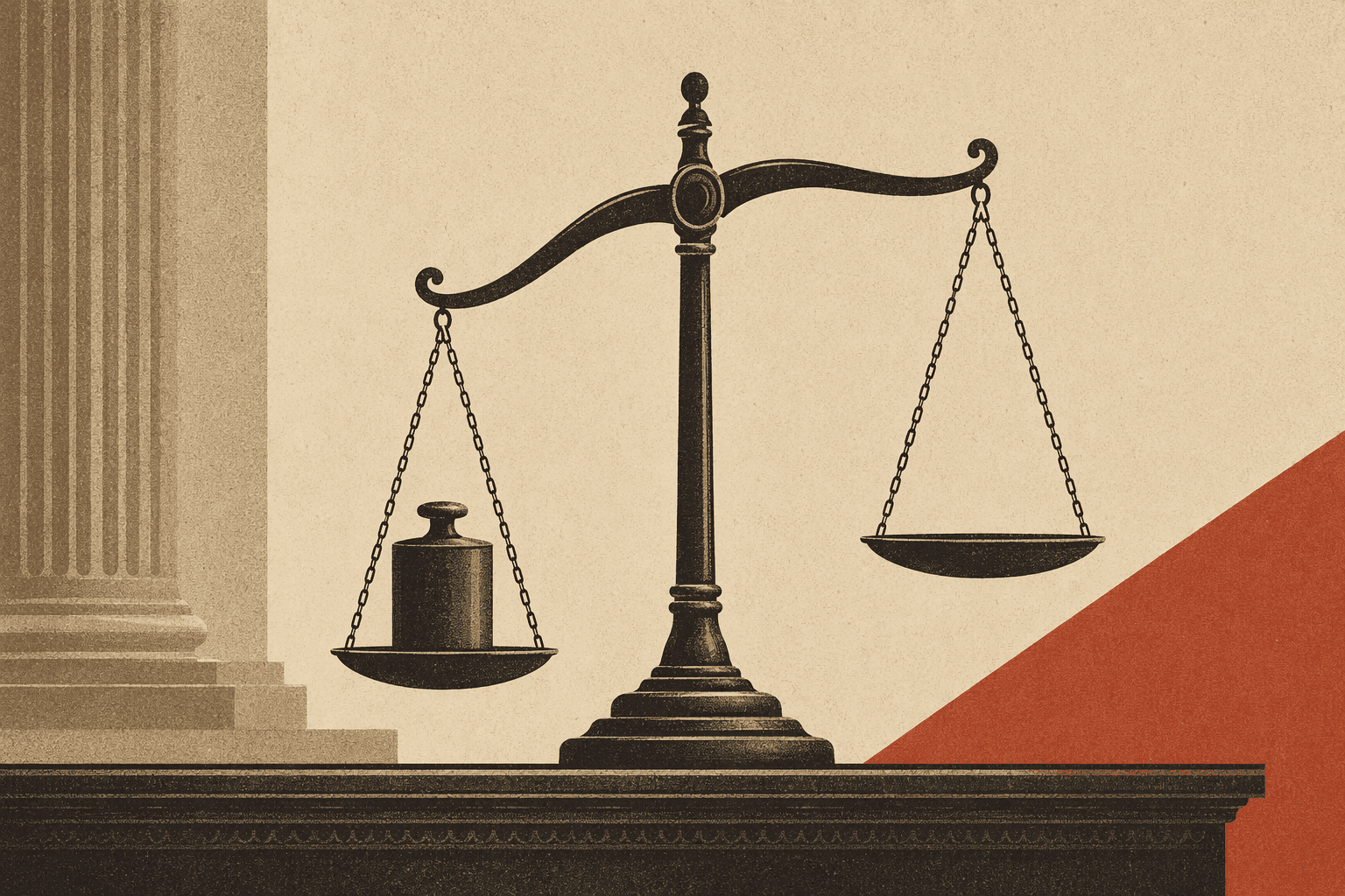 Justice and Consequence - illustration, Jake Team LLC