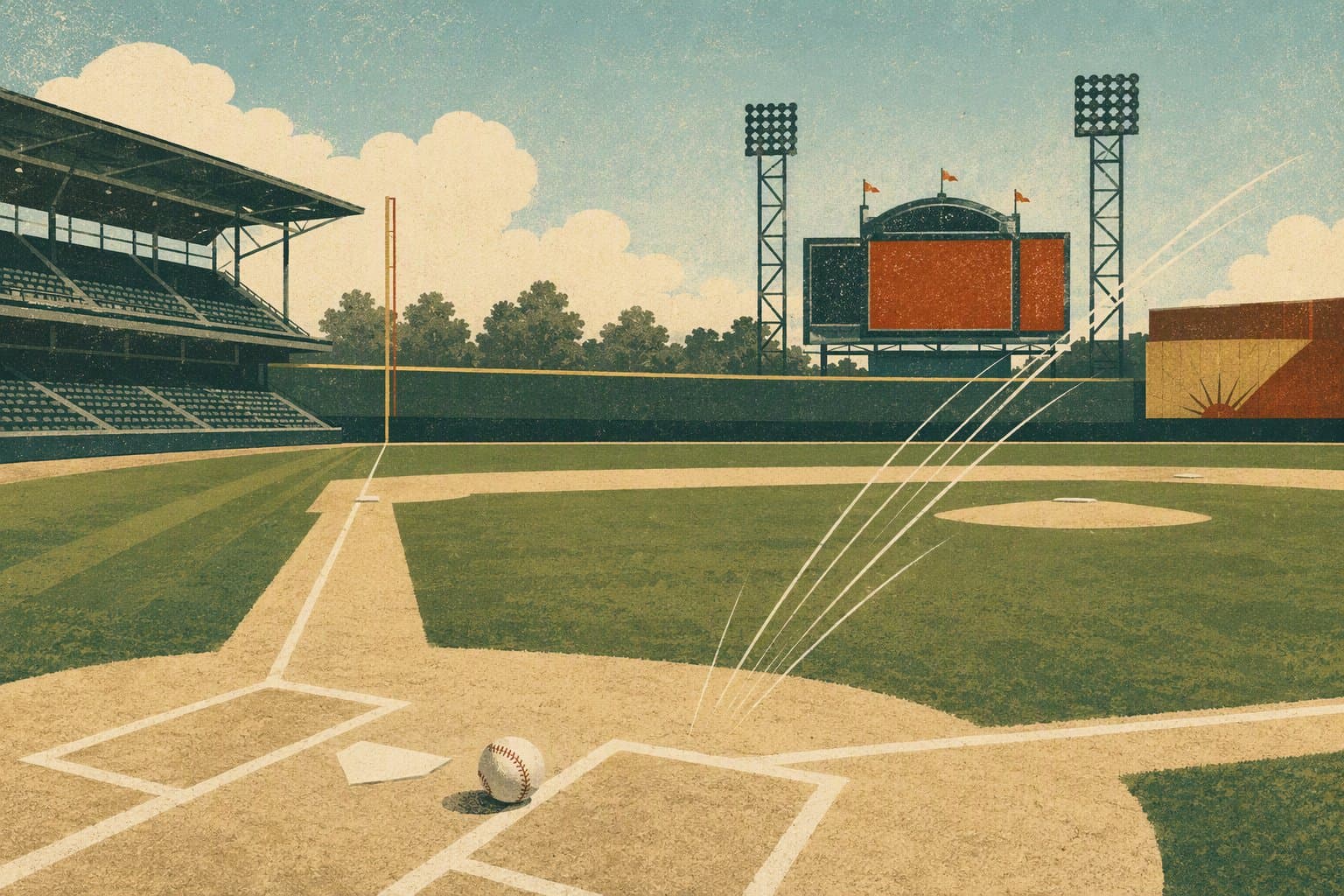 Baseball Dominance - illustration, Jake Team LLC