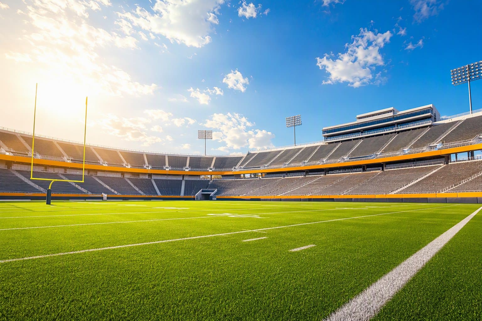 Sunlit Stadium Victory - illustration, Jake Team LLC
