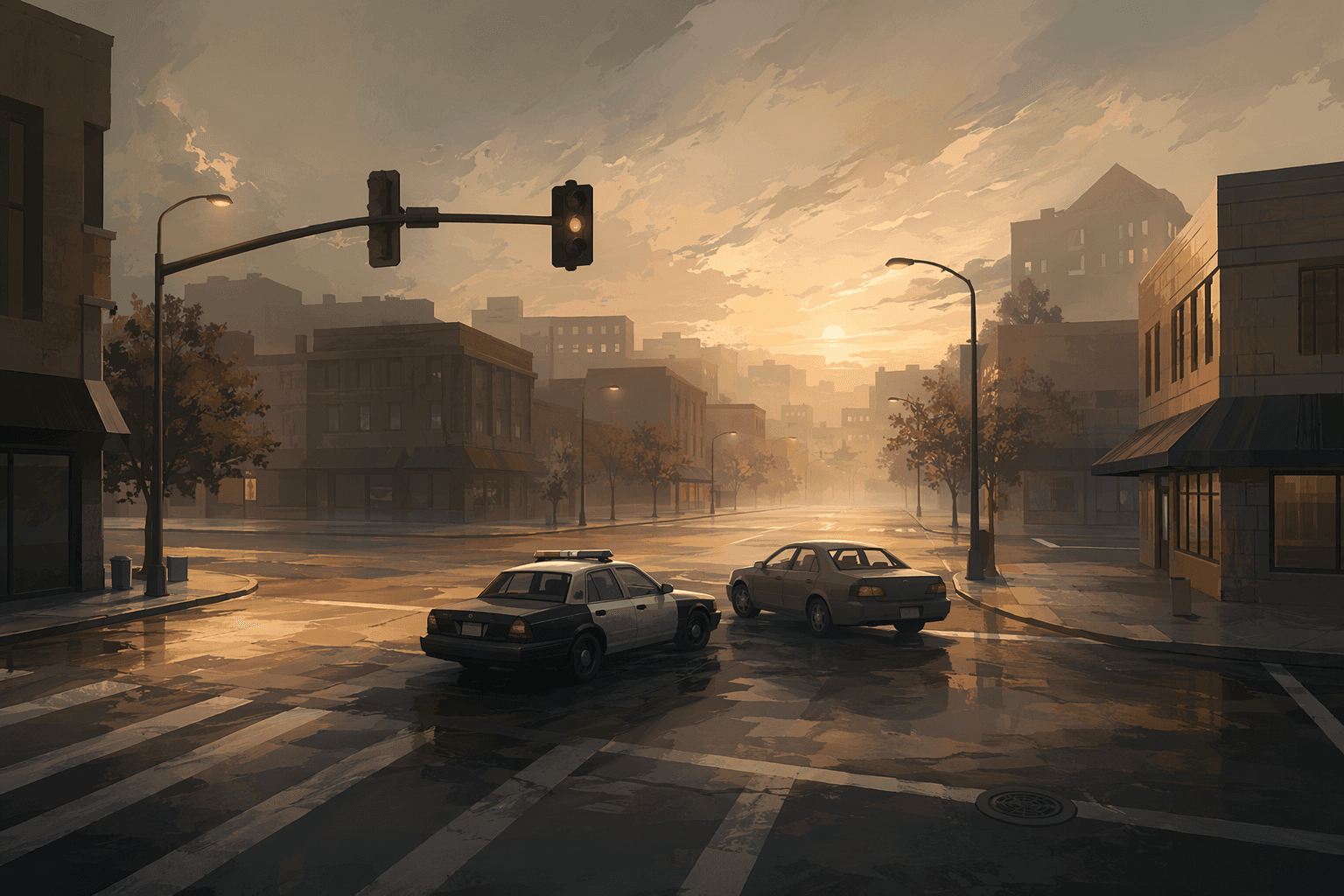 Traffic accident - illustration, Jake Team LLC