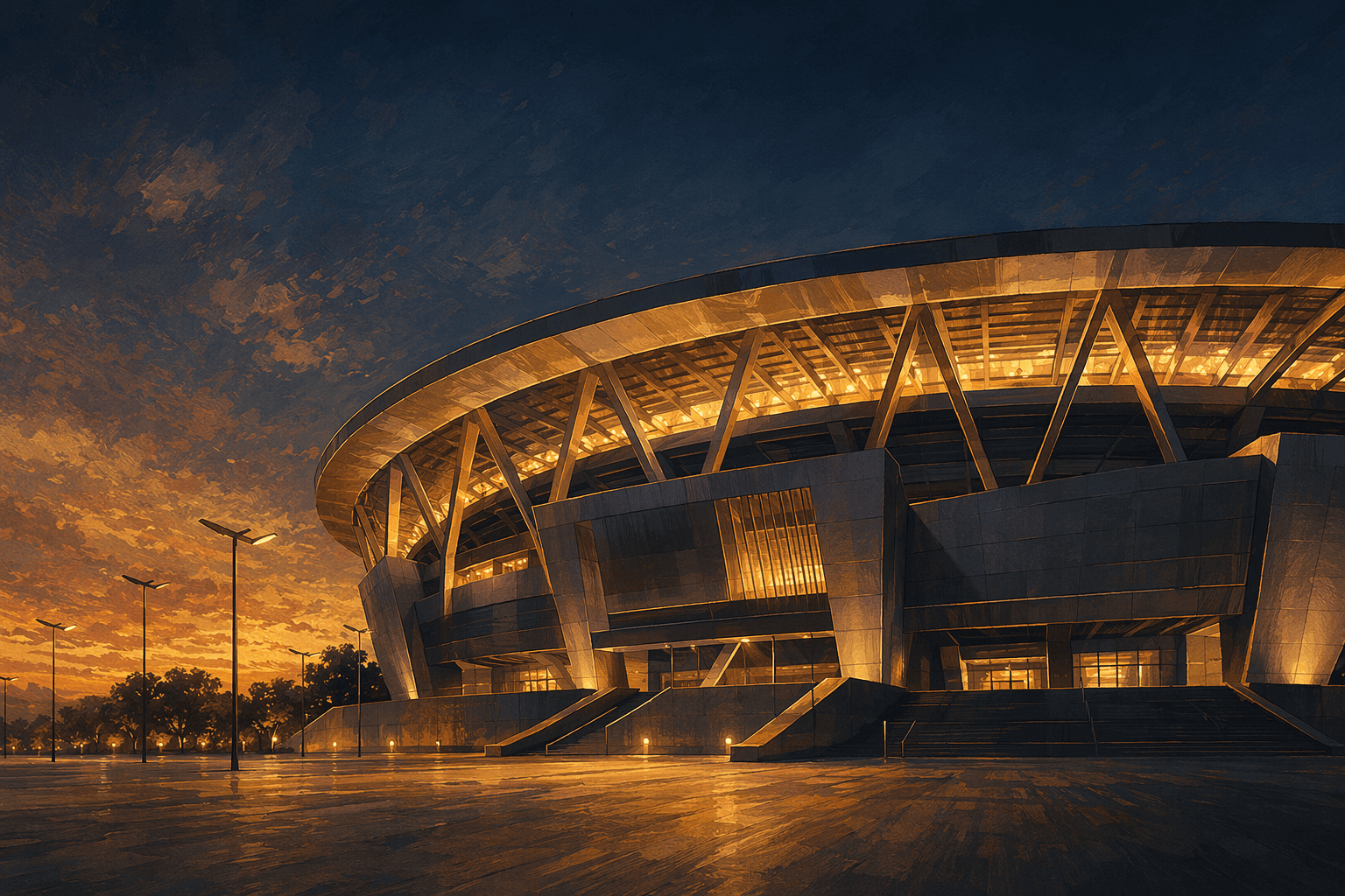 World Cup Stadium - illustration, Jake Team LLC