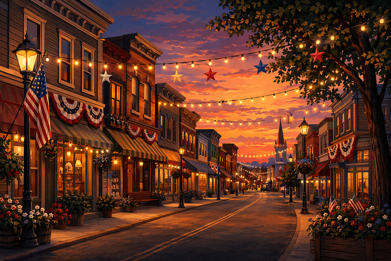 July 4th Celebration - illustration, Jake Team LLC