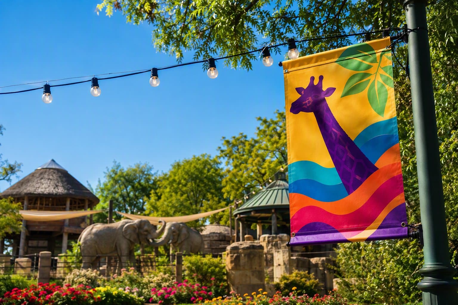 Fort Worth Zoo Celebration - illustration, Jake Team LLC