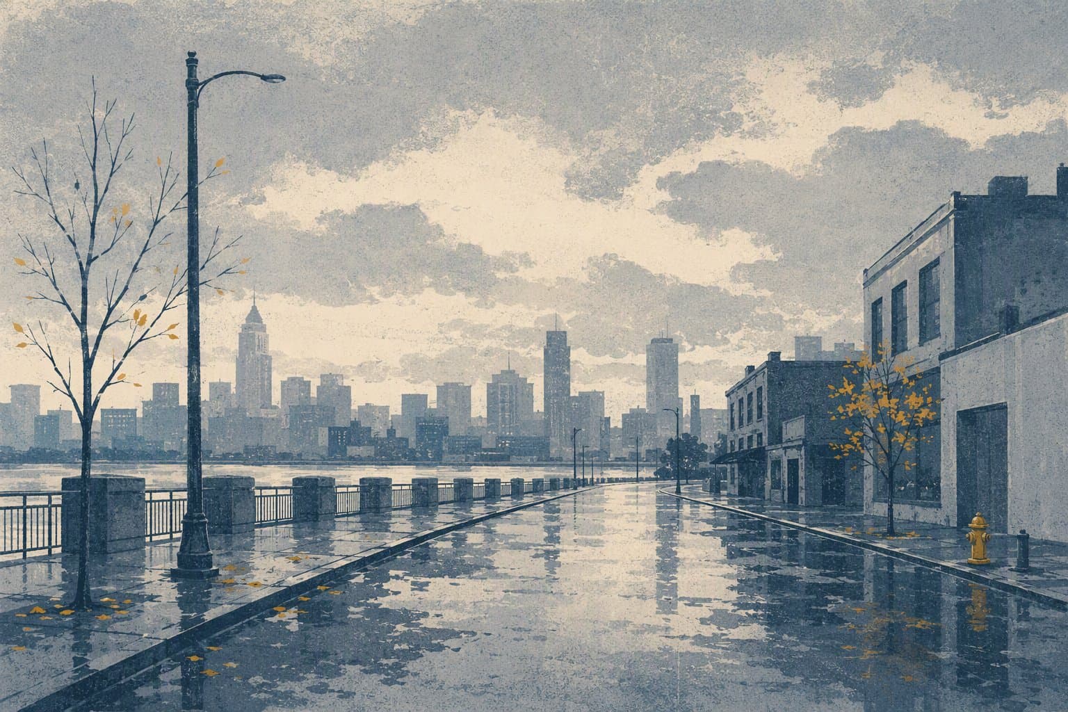 Storm aftermath - illustration, Jake Team LLC