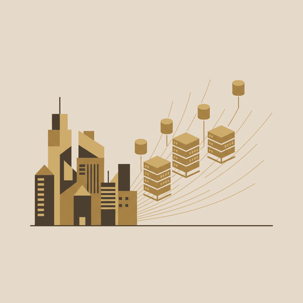 Data Center Growth - illustration, Jake Team LLC