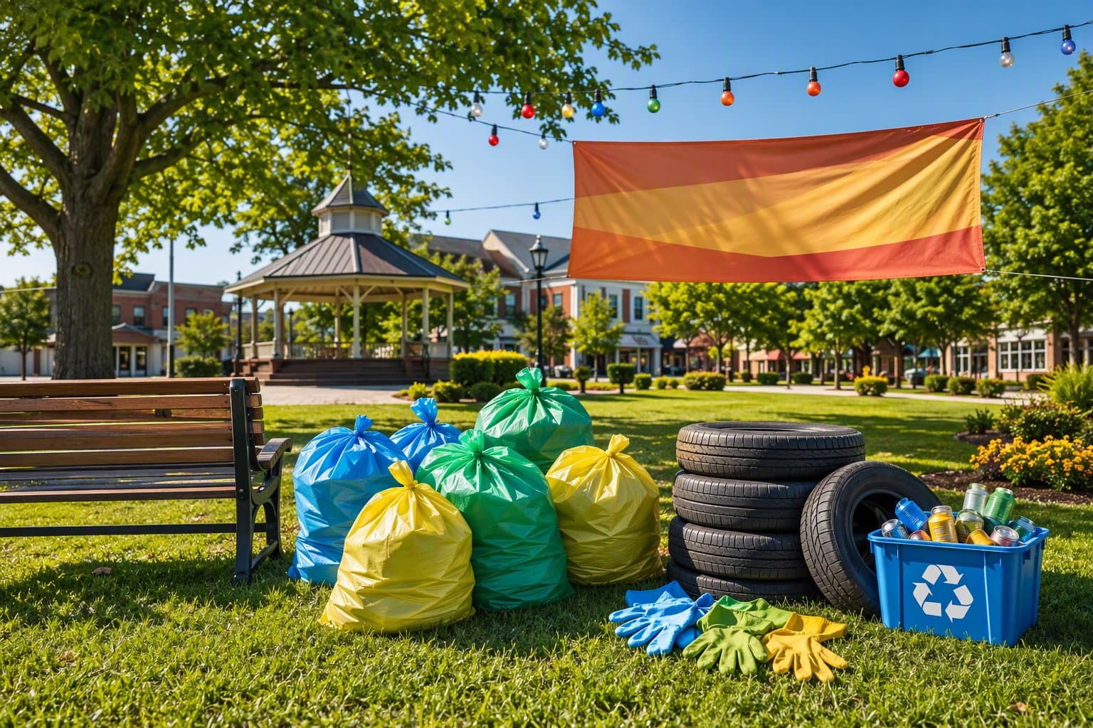 Community Cleanup - illustration, Jake Team LLC