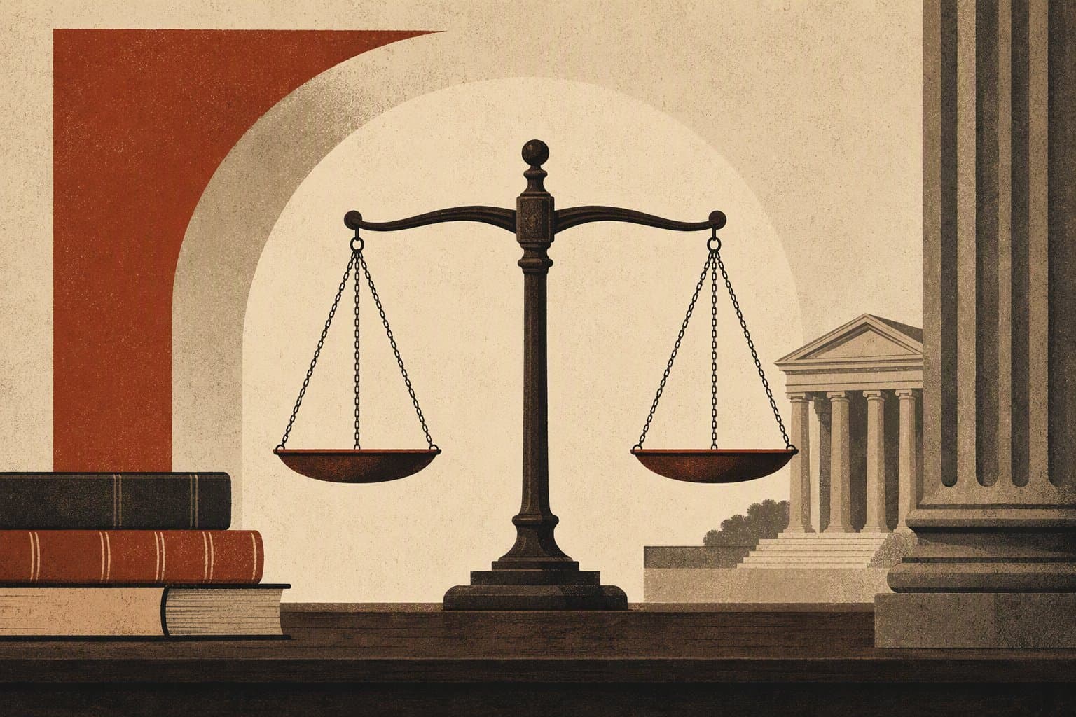 justice and enforcement - illustration, Jake Team LLC
