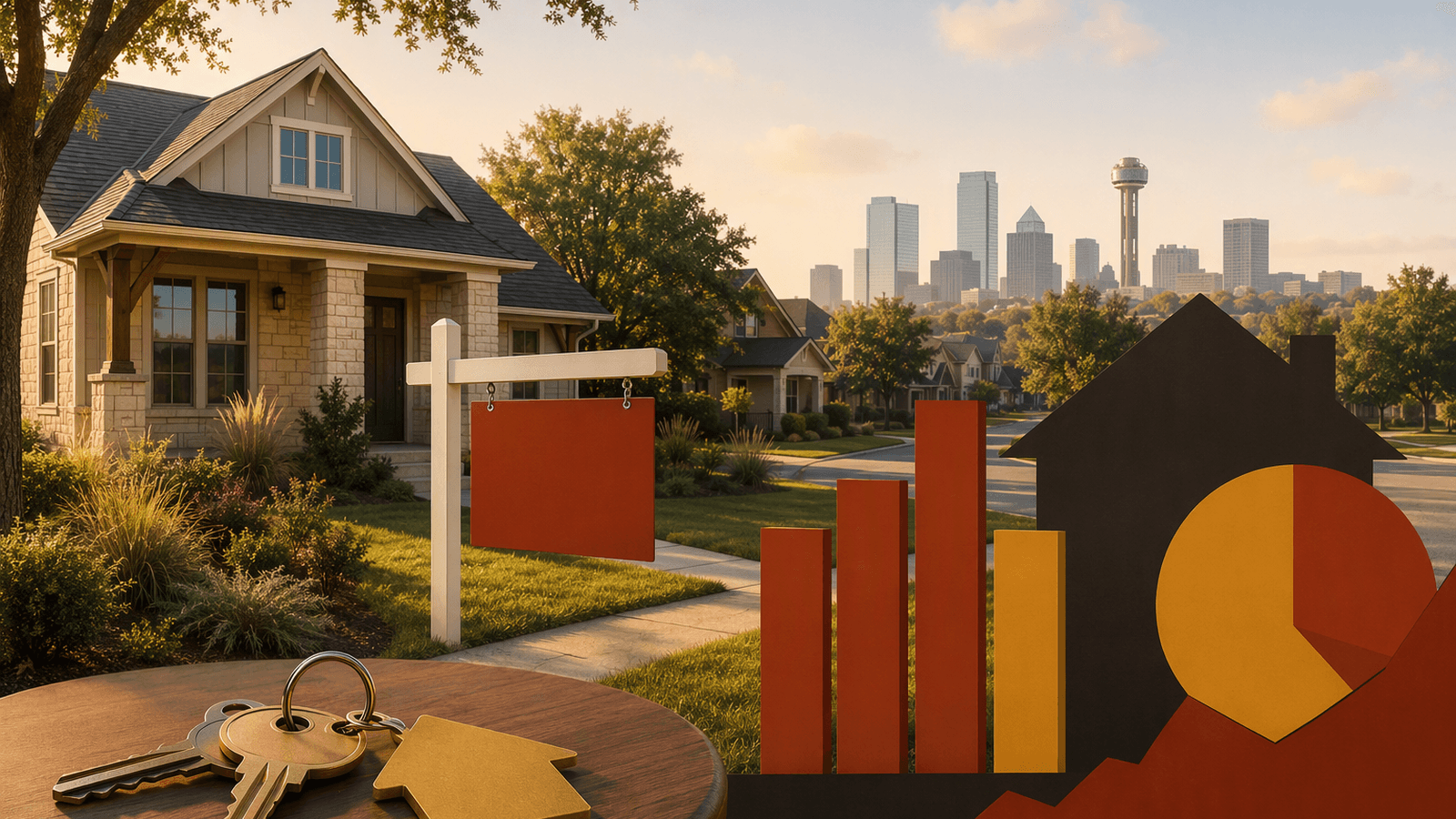 Fort Worth housing market. Illustration: Jake Team LLC