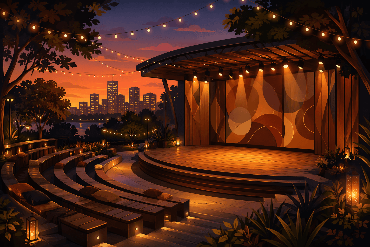 Summer Concerts - illustration, Jake Team LLC