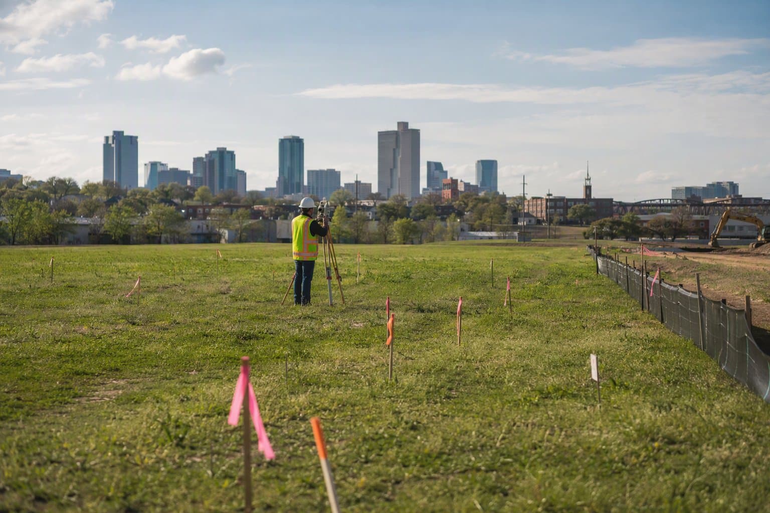 Fort Worth construction site - illustration, Jake Team LLC