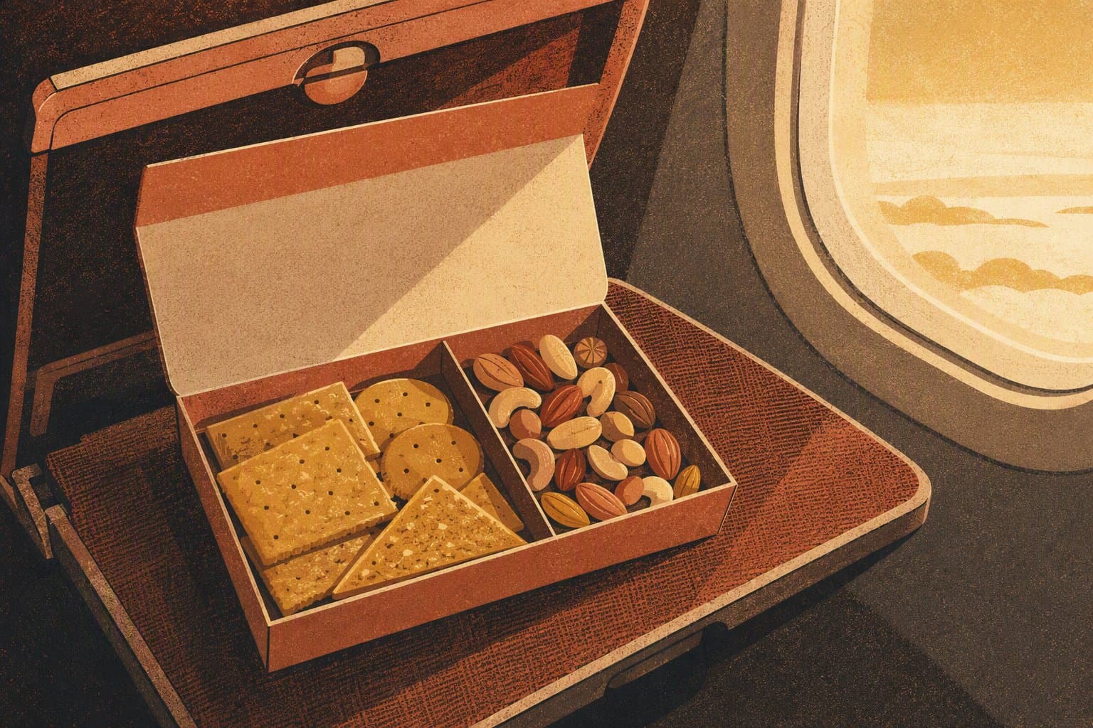 Inflight Snacks - illustration, Jake Team LLC