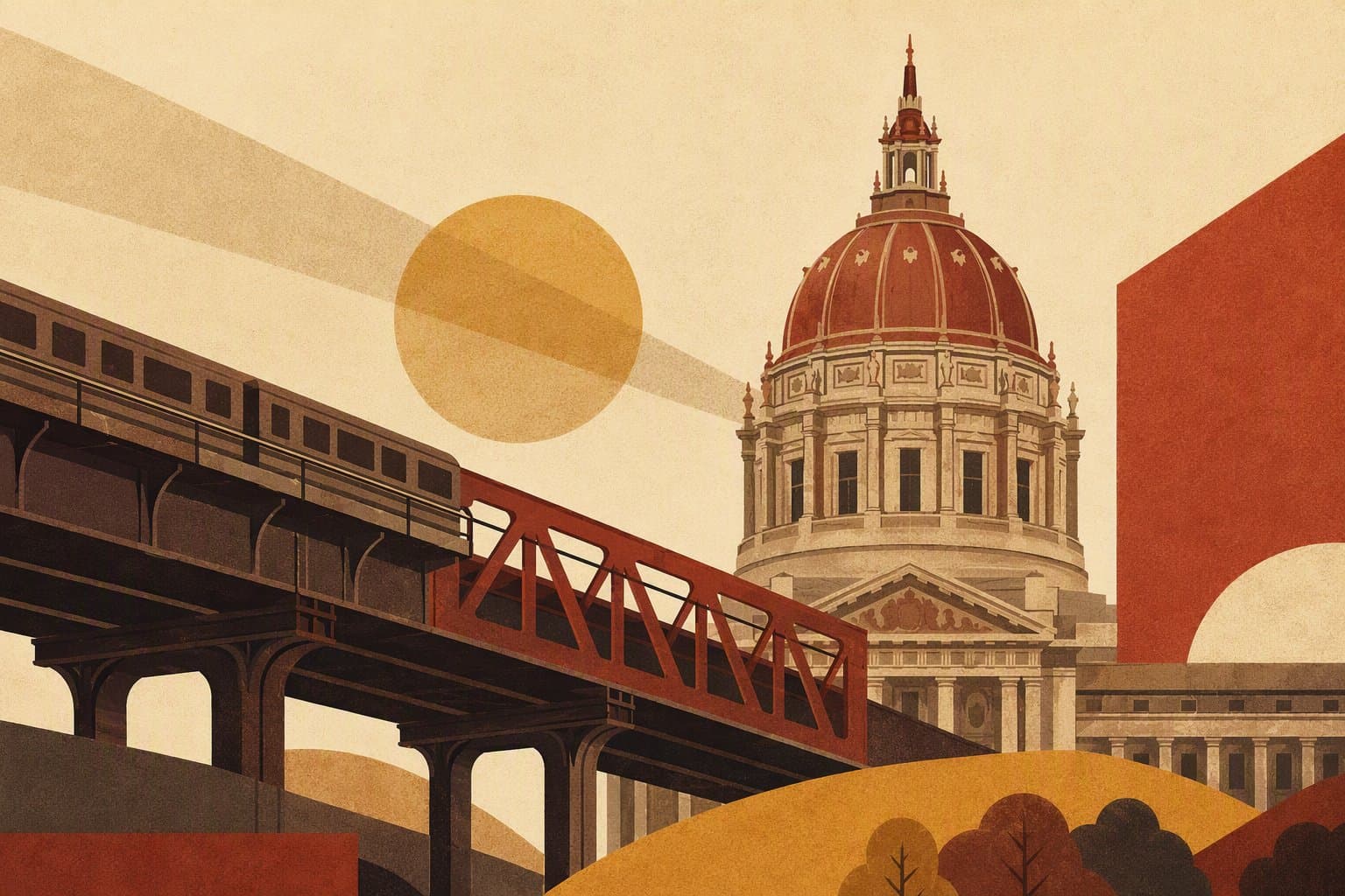 Civic Infrastructure - illustration, Jake Team LLC