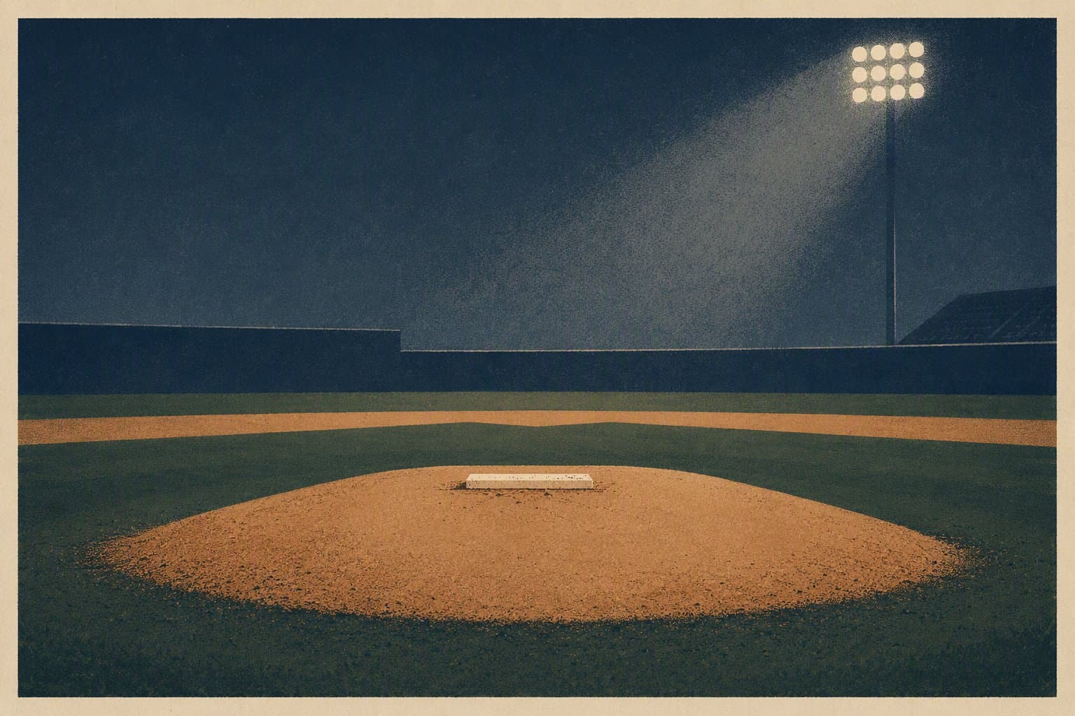 baseball mound - illustration, Jake Team LLC