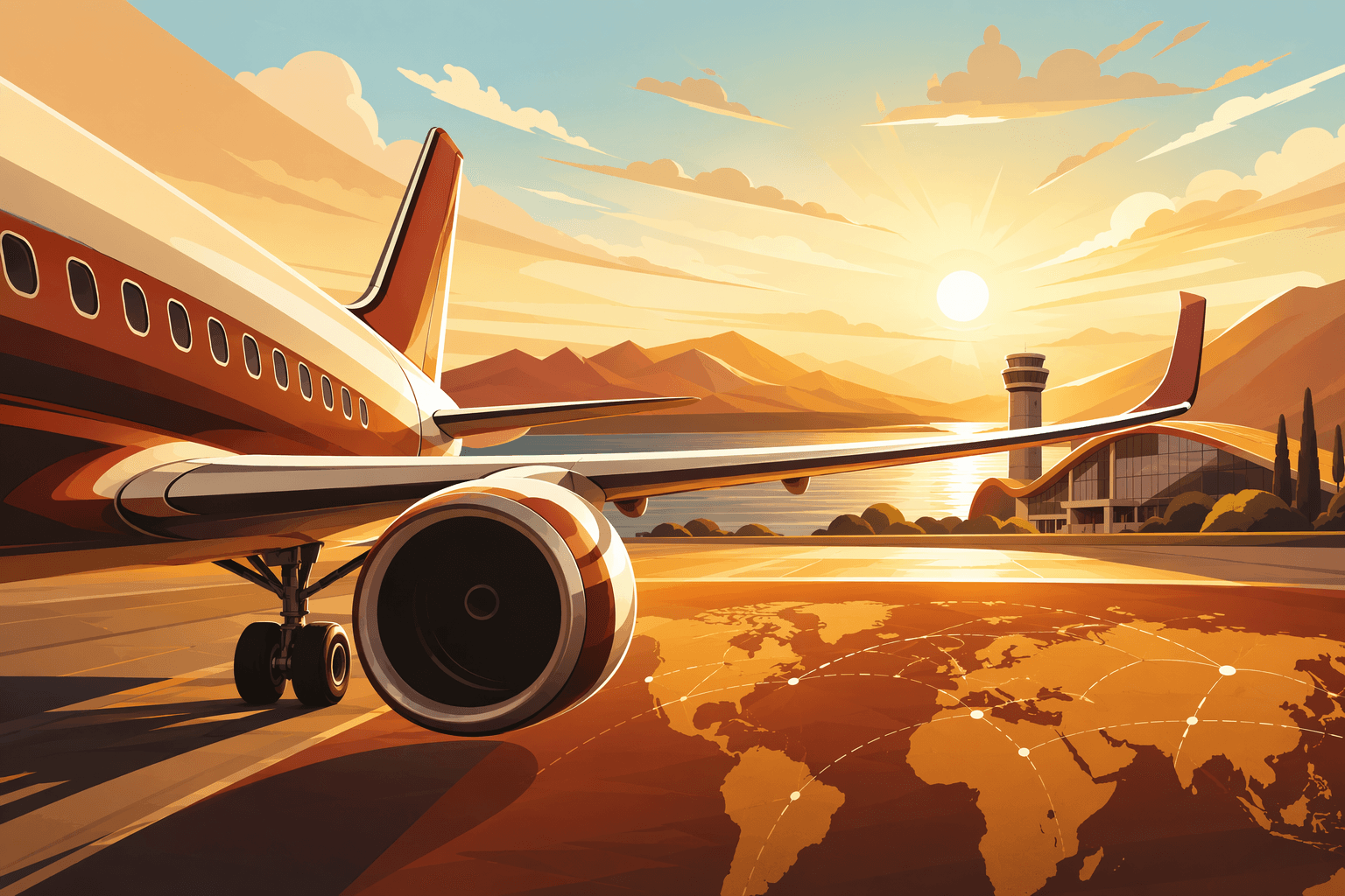 Premium Airline Growth - illustration, Jake Team LLC
