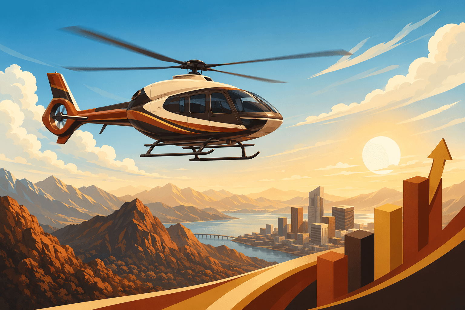 Aviation Milestone - illustration, Jake Team LLC