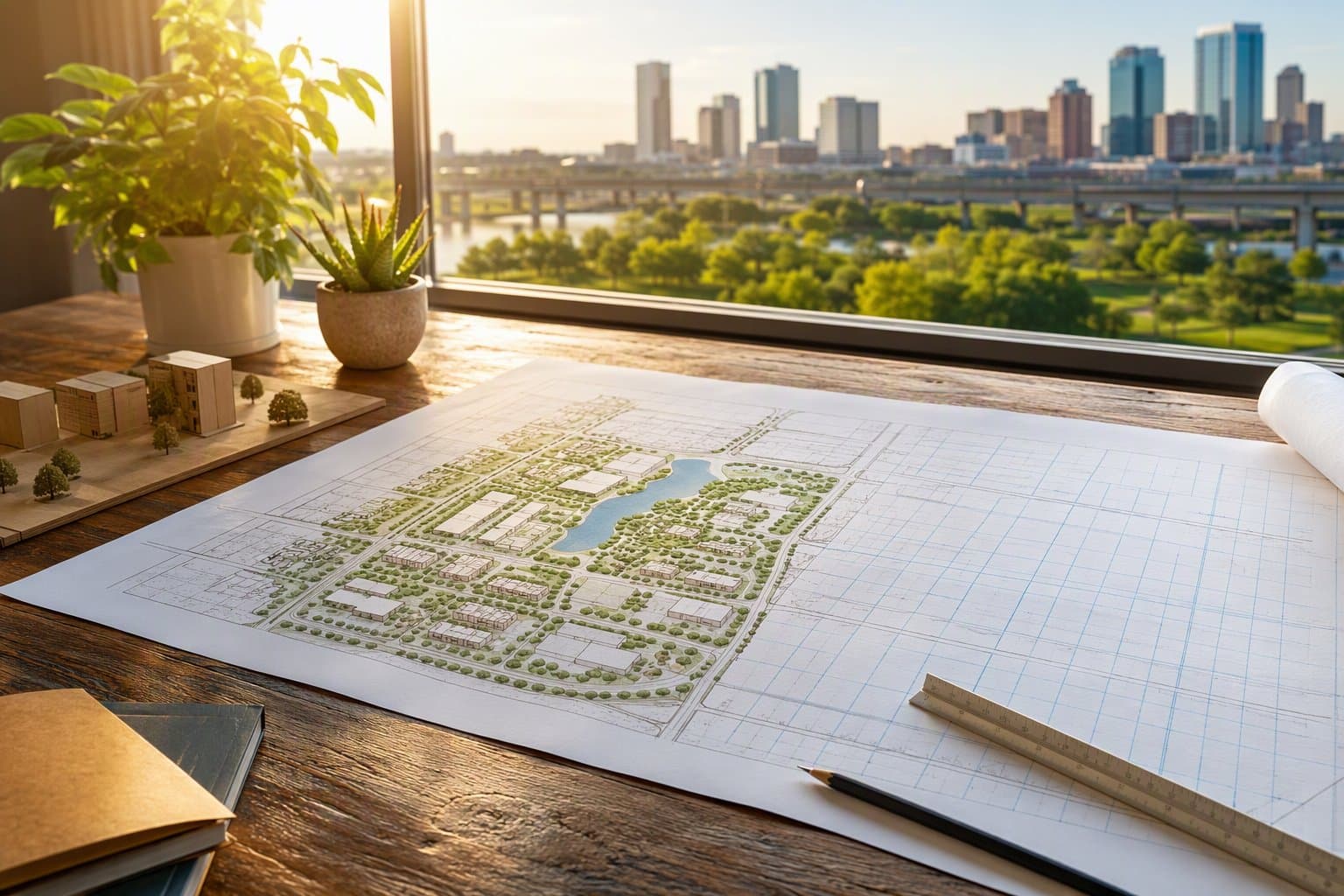 Fort Worth development plans - illustration, Jake Team LLC