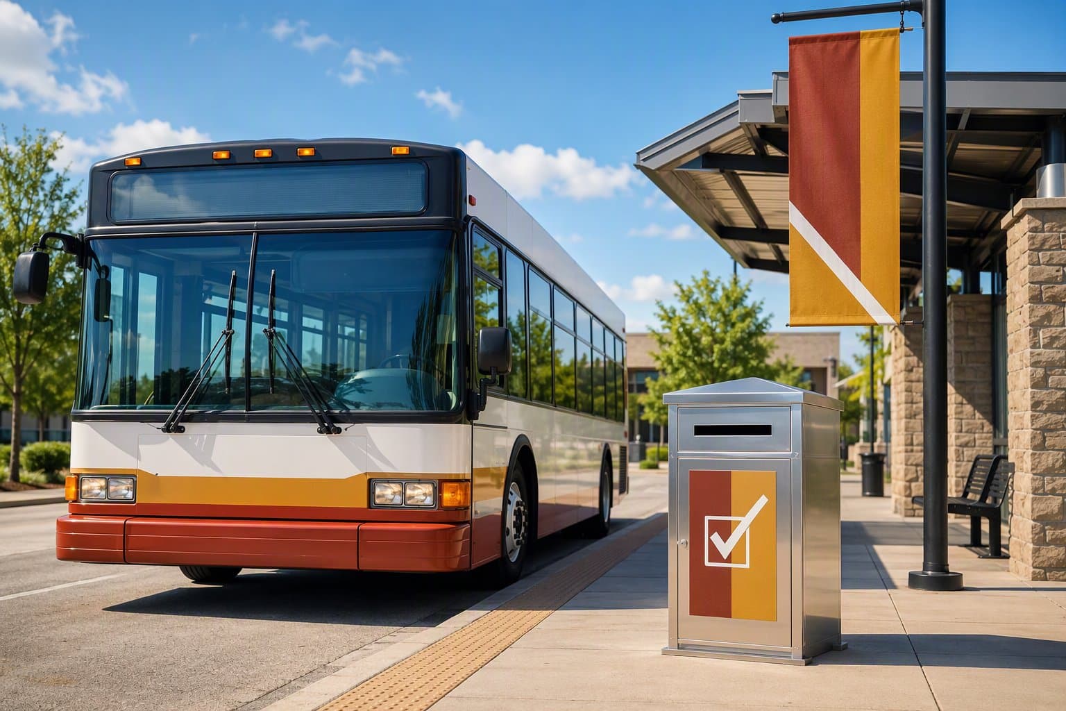 Free Transit Voting - illustration, Jake Team LLC