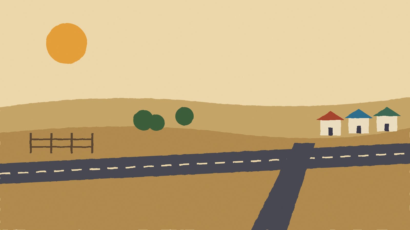 Ranch land meets new streets - illustration, Jake Team LLC
